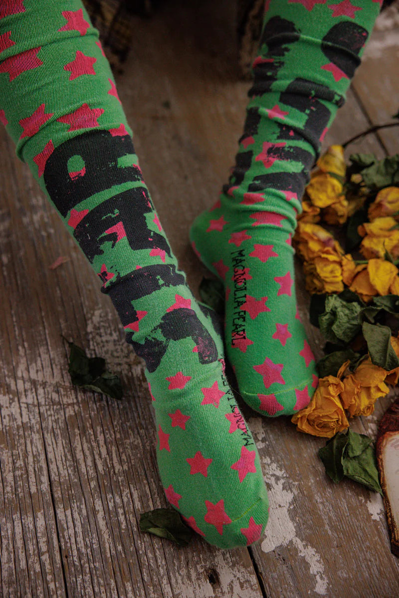 Magnolia Pearl Star OTK Socks 168