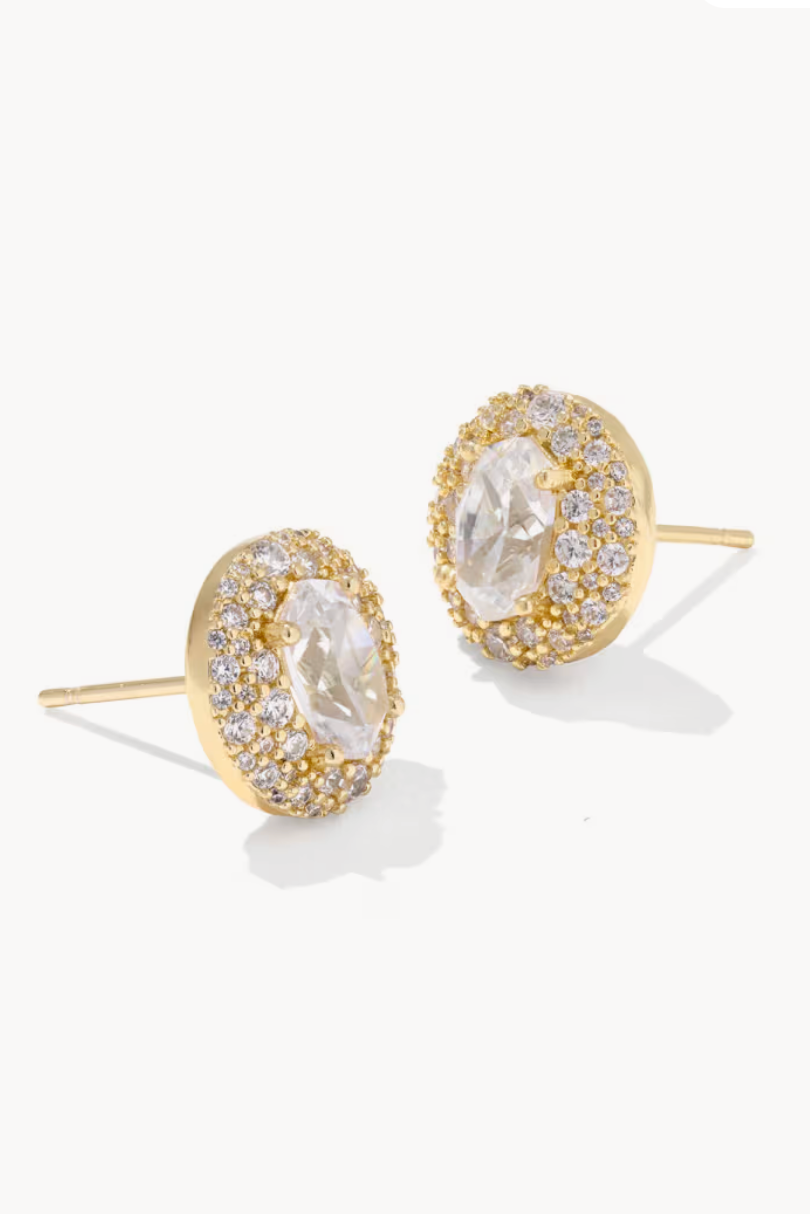 Bella Gold Stud Earrings