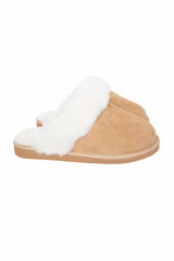 Sand Faux Fur Slippers