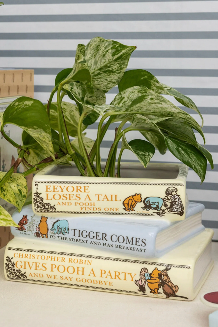 The House at Pooh Corner Stacked Book Vase