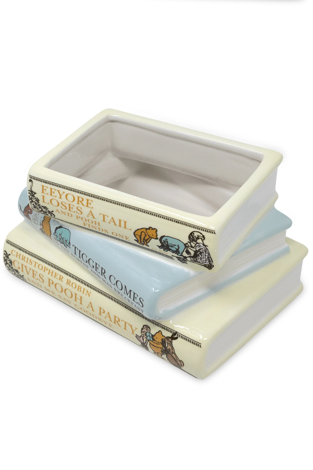 The House at Pooh Corner Stacked Book Vase