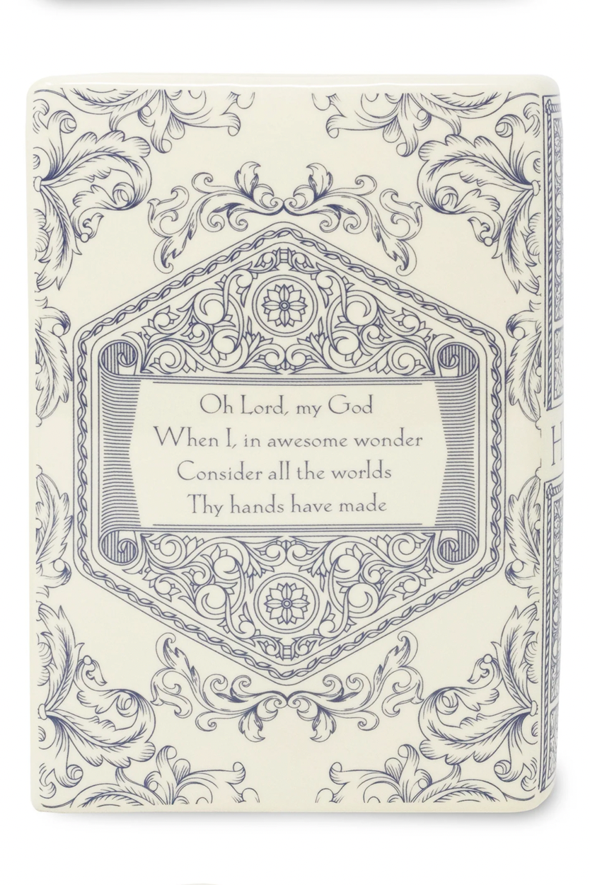 Hymnal Large Book Vase