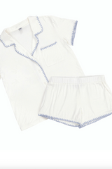Whip Stitch Shorts Bamboo PJ Set