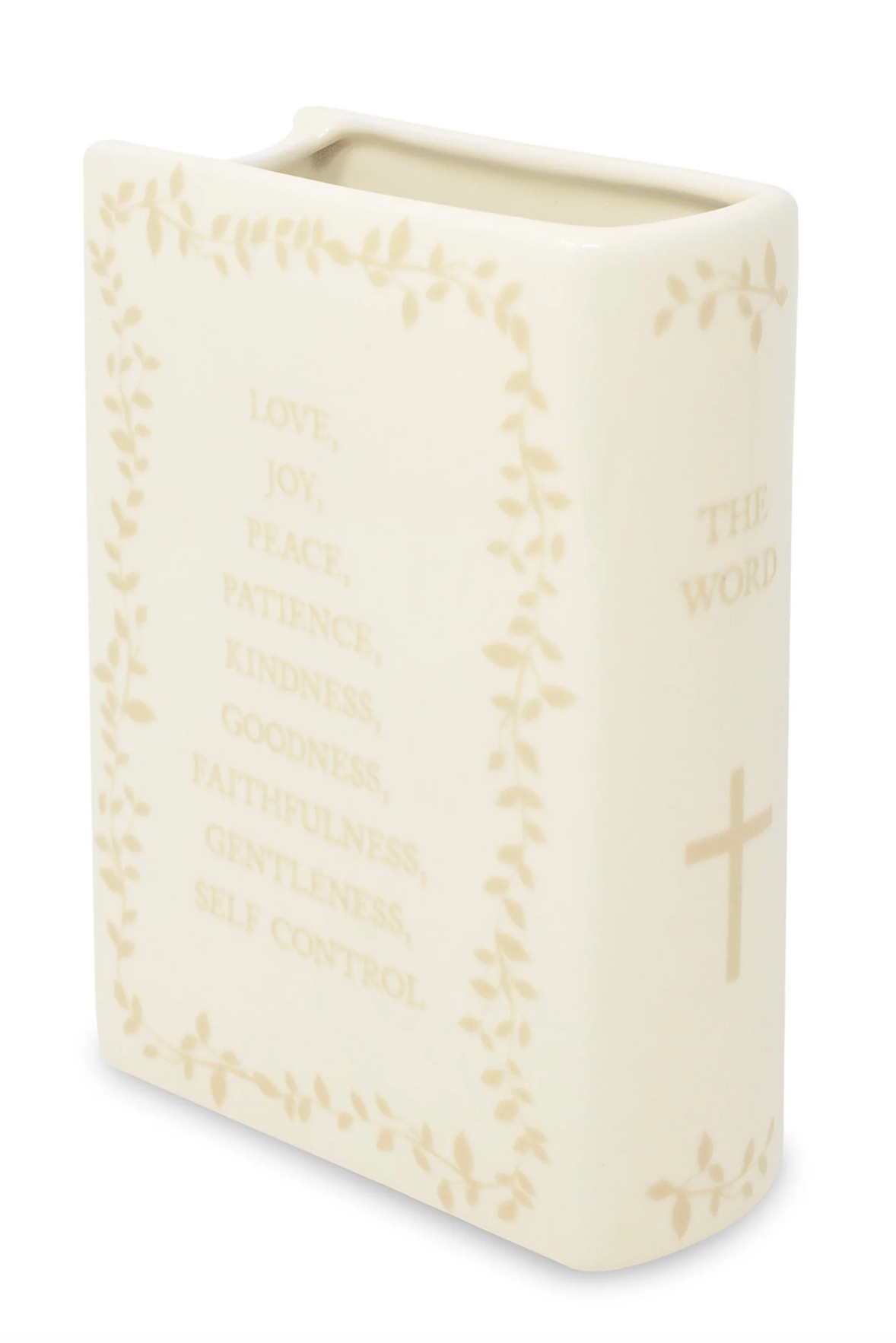 The Word Large Book Vase