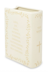 The Word Large Book Vase
