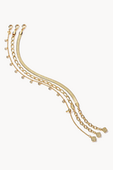 Kassie Gold Chain Bracelets (Set of 3)