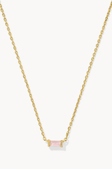 Juliette Pendant Necklace - Rose Quartz