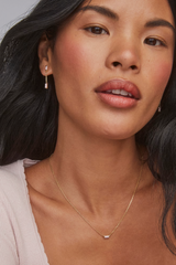 Juliette Pendant Necklace - Rose Quartz