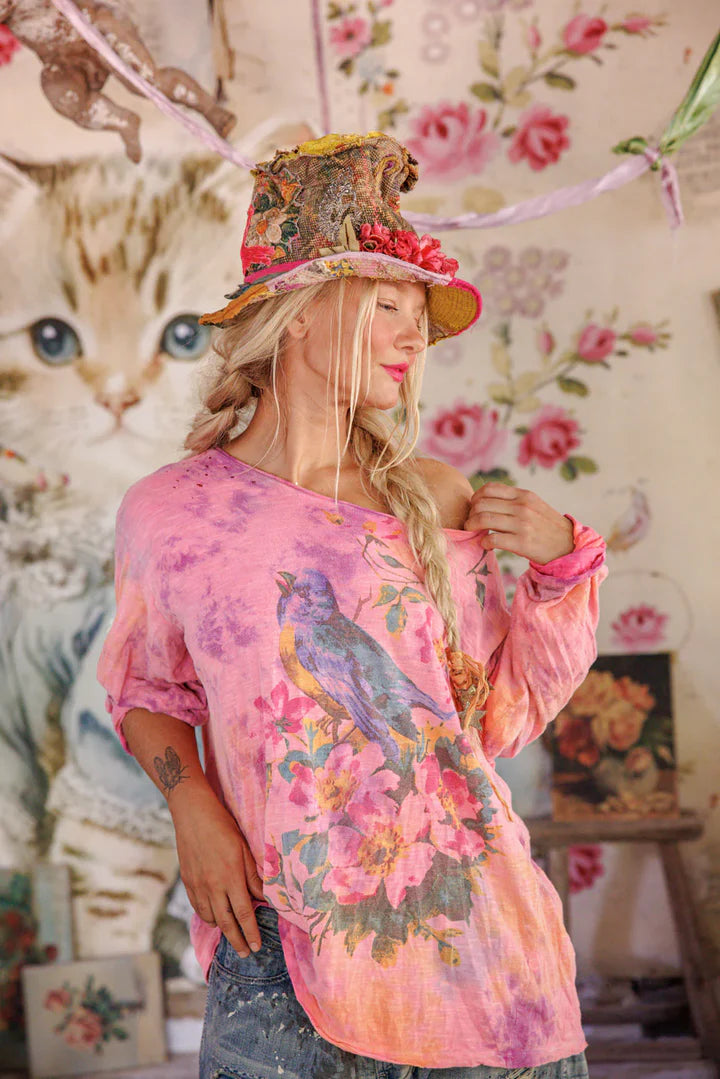 Floral Robin Viggo Tee - 2364