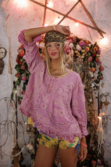 Eyelet Wennie Blouse-2566
