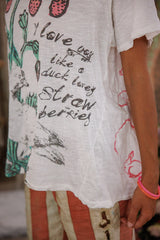 Ducks Love Strawberries Tee-2756