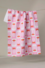 Berry Flower Patch Tea Towel