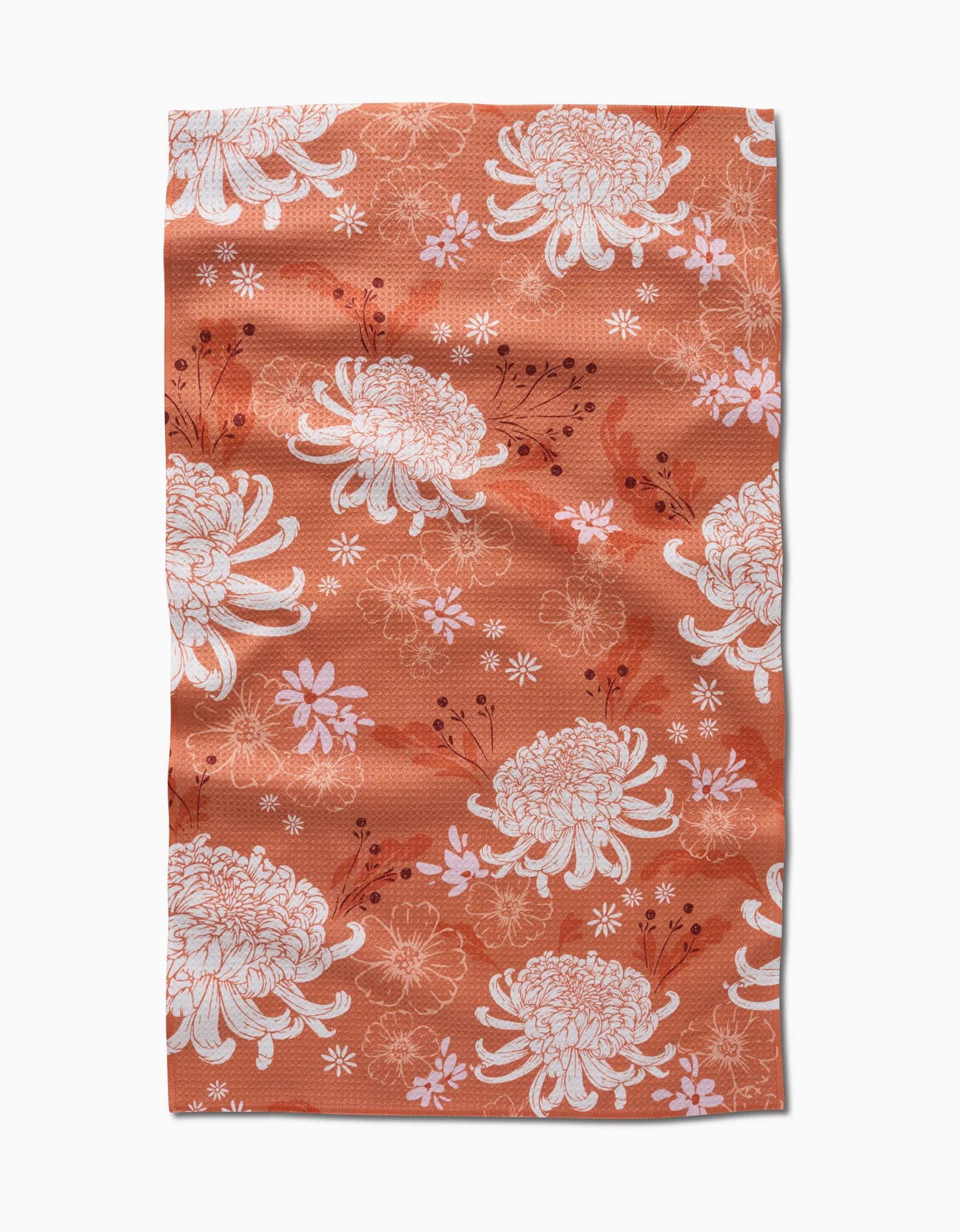 Chrysandthemums Charm Tea Towel
