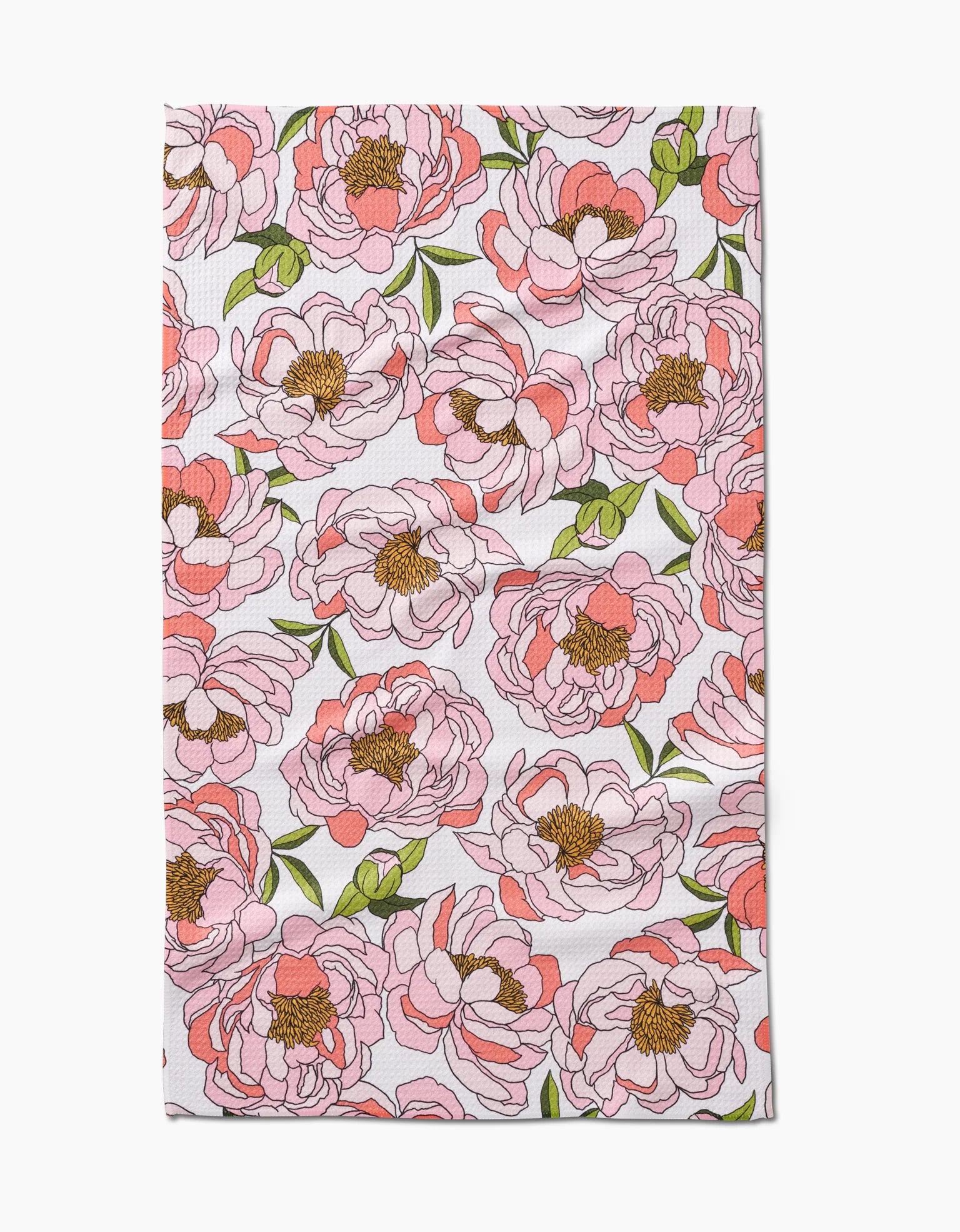 Peony Paradise Tea Towel