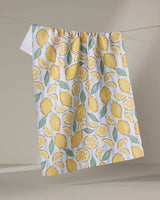 Sour Lemon Stripes Tea Towel