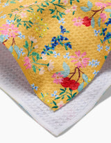 Sunny Cherry Blossoms Tea Towel