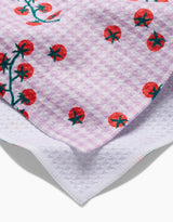 Tomato Gingham Tea Towel