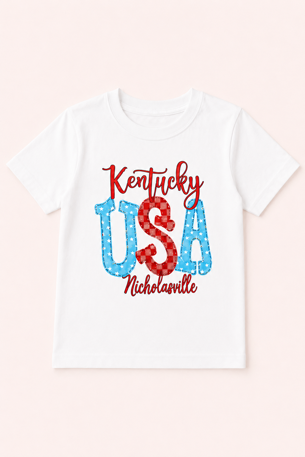 Youth Nicholasville Kentucky USA 4th of July Tee