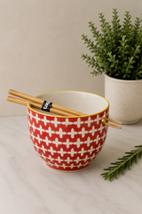 Yuki Noodle Bowl with Chopsticks