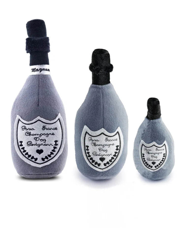 Champagne Dog Perignonn Plush Dog Toy