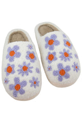Lilac Daisy All Over Slippers