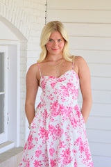 Destene Midi Dress-White