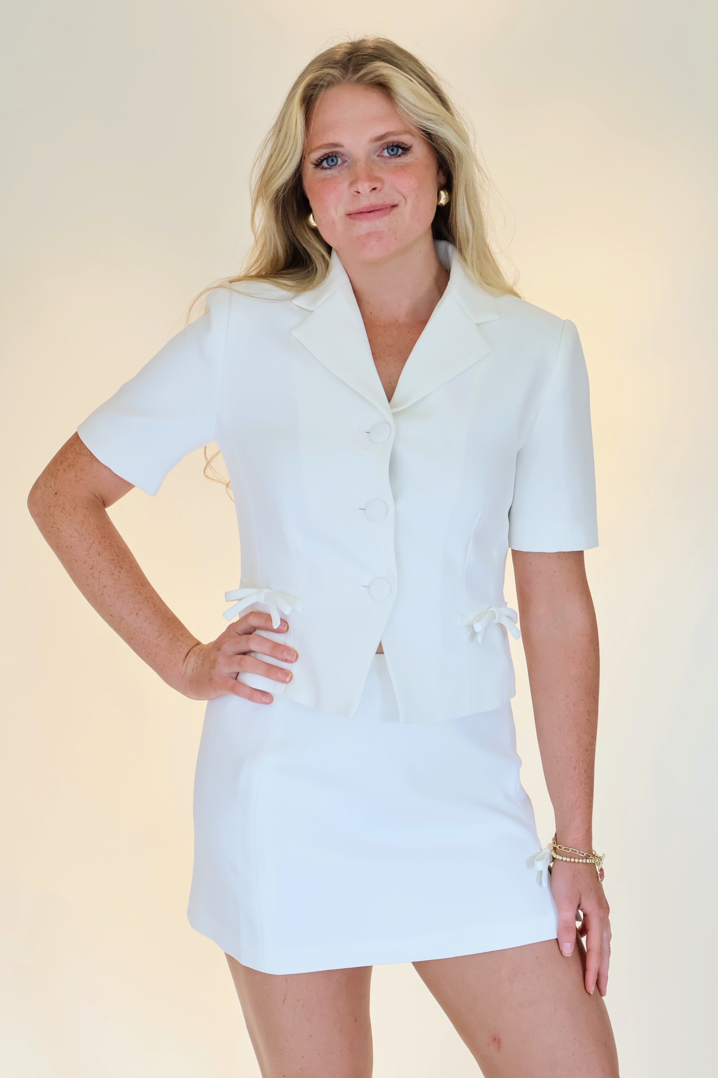 Sophie Short Sleeve Blazer