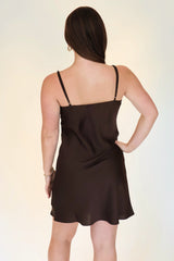 Gisele Satin Mini Dress
