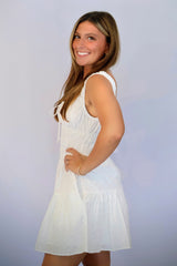 Seersucker Romper Dress