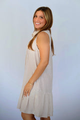 Seersucker Romper Dress