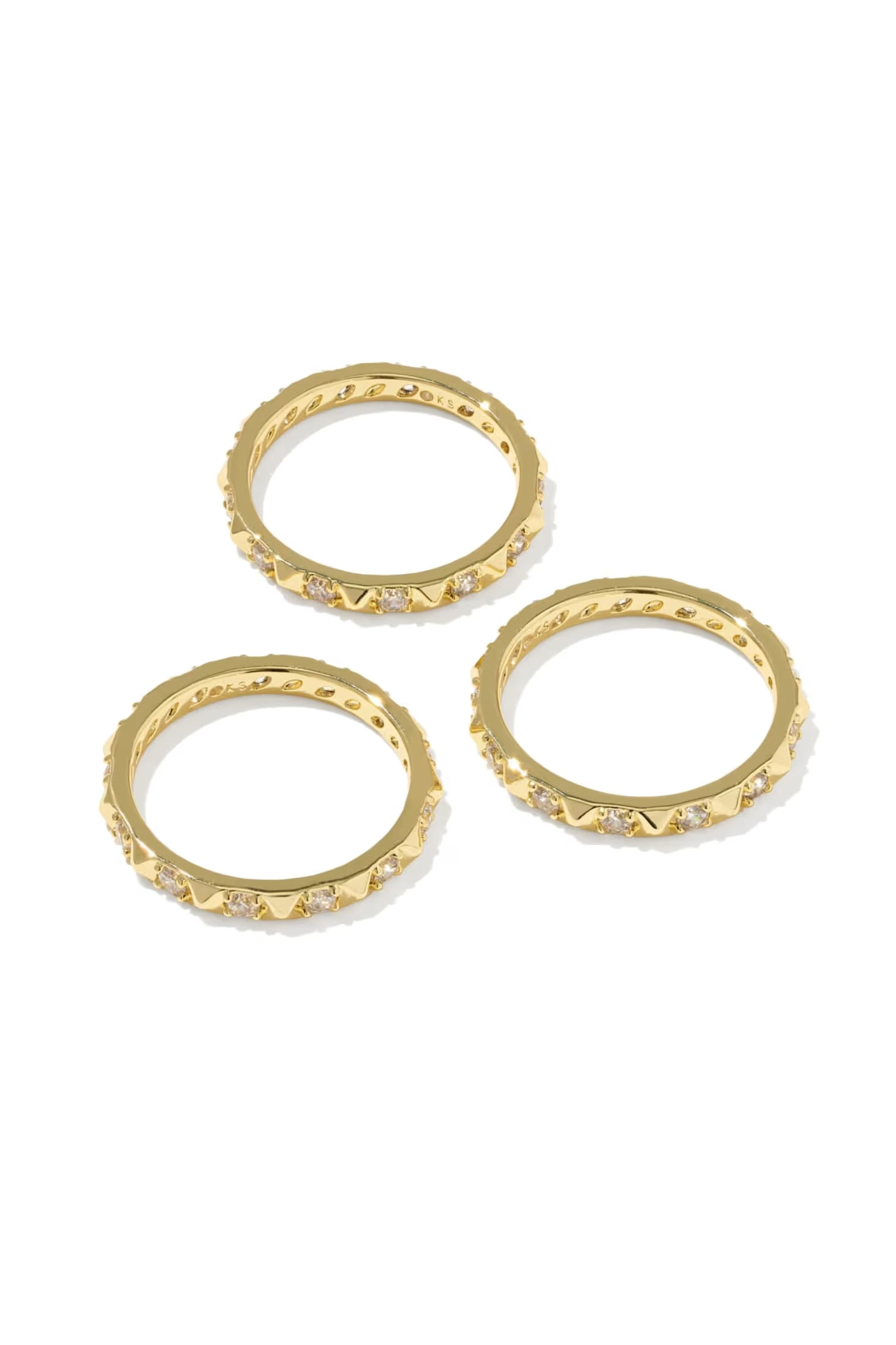 Fate Gold Rings (Set of 3)