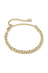 Fate Gold Tennis Bracelet