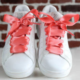Coral Satin Laces