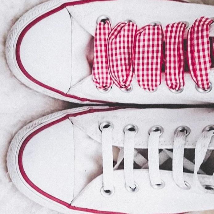 Red Gingham Laces