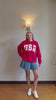 USA Cherry Detail Crewneck Sweatshirt