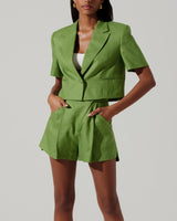 Kerrigan Short Sleeve Linen Blazer