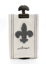 Fleur De Lis Knot Kitchen Towel